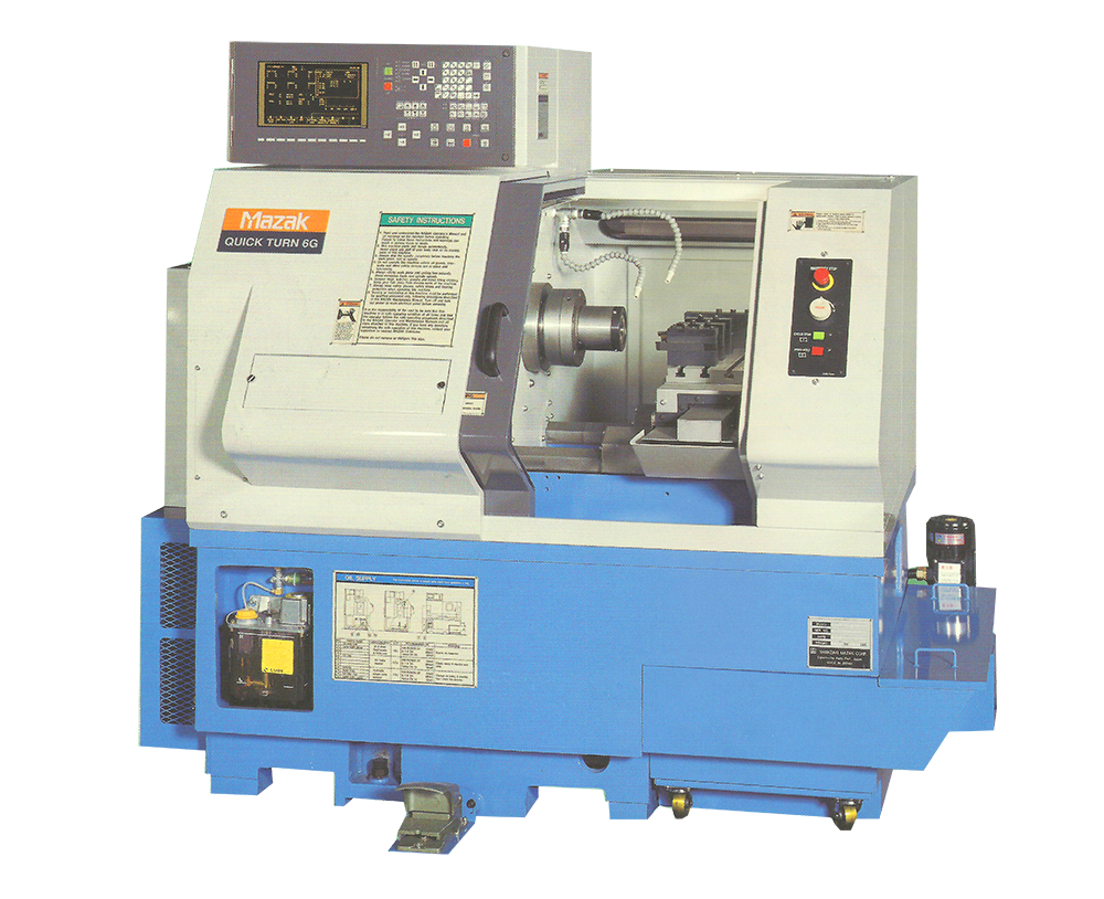 N. 1 Tornio CNC MAZAK mod. QT6 passaggio barra Ø 32